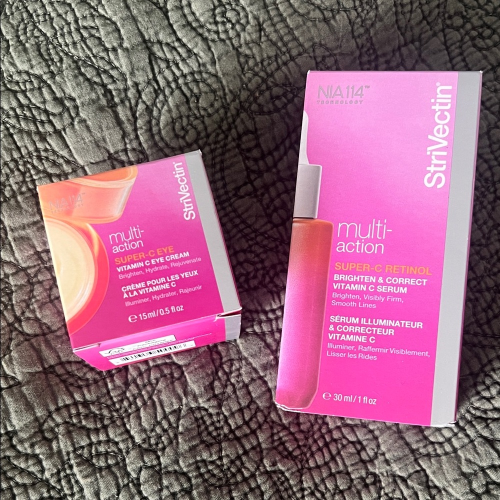 StriVectin Multi-Action Super-C Eye Cream & Multi-Action Super-C Retinol Serum